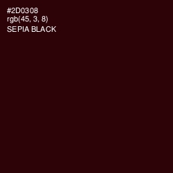 #2D0308 - Sepia Black Color Image